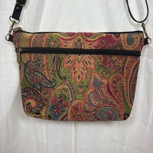 Danny K Tapestry Crossbody Bag Multicolor‎